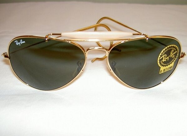 Ray-Ban RB3030 Outdoorsman Aviator Sunglasses | Gold Frame G-15 Lens