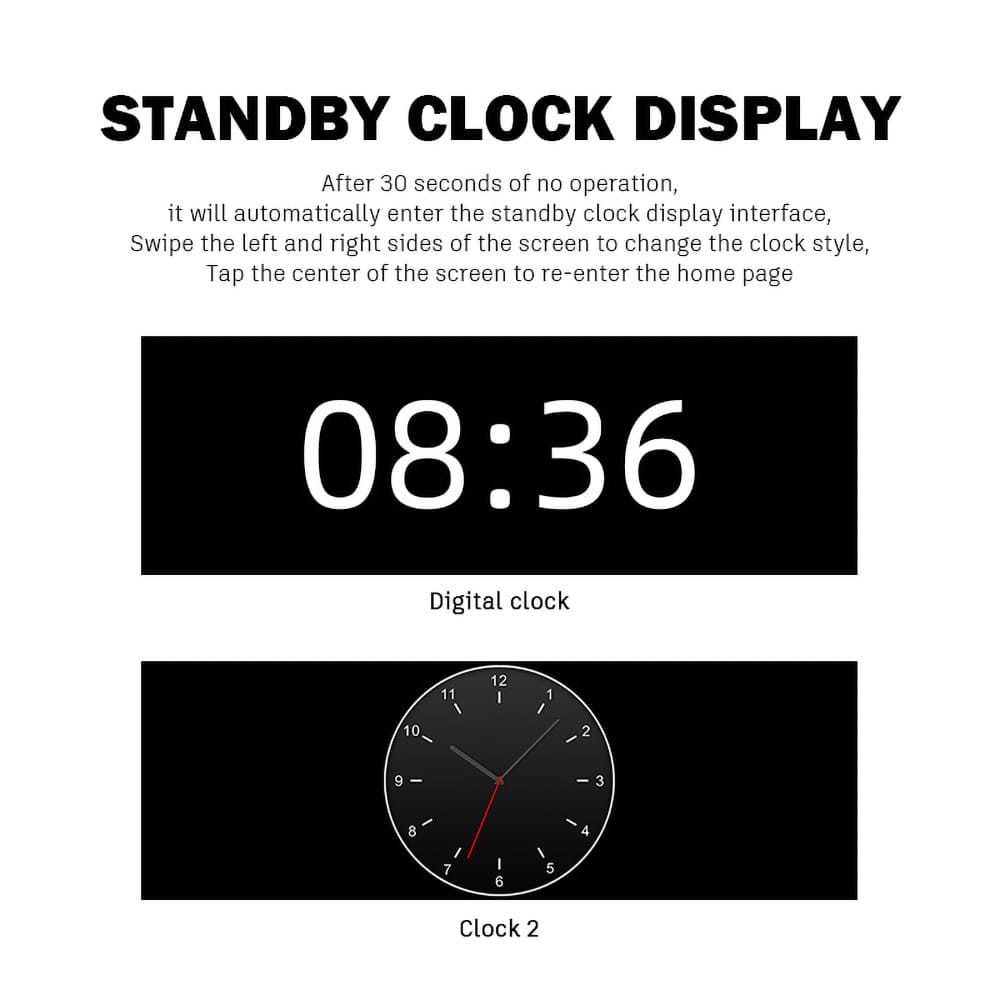 Model 3 & Y Rear Multimedia LCD Display Screen Air Conditioning Control
