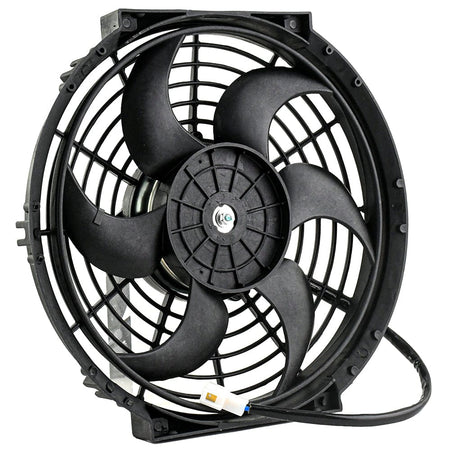 10" Inch Universal Slim Fan Push Pull Electric Radiator Cooling 12v 80w