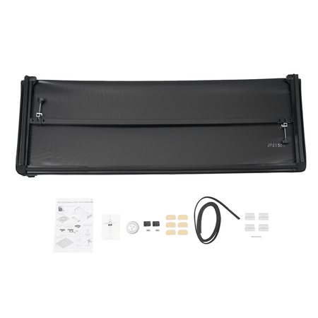 5ft/60.3" Bed Soft 3-fold Tonneau Cover Fit For Jeep Gladiator JT Truck 2020-25