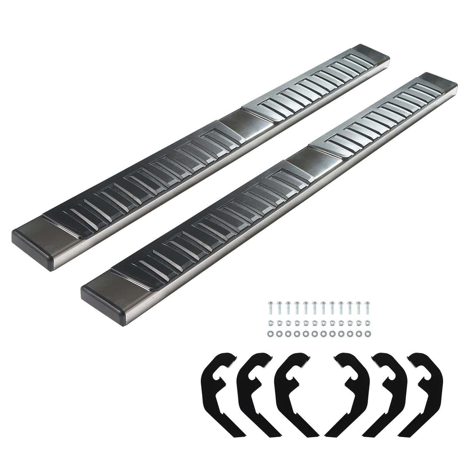 6 Inch Running Boards Compatible Fit For Chevy Silverado/Gmc Sierra 2019-2025
