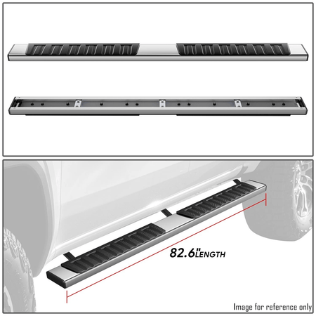 6" Running Boards Fit For Chevy Colorado/GMC Canyon 15-25 Crew Cab ABS Side Bars