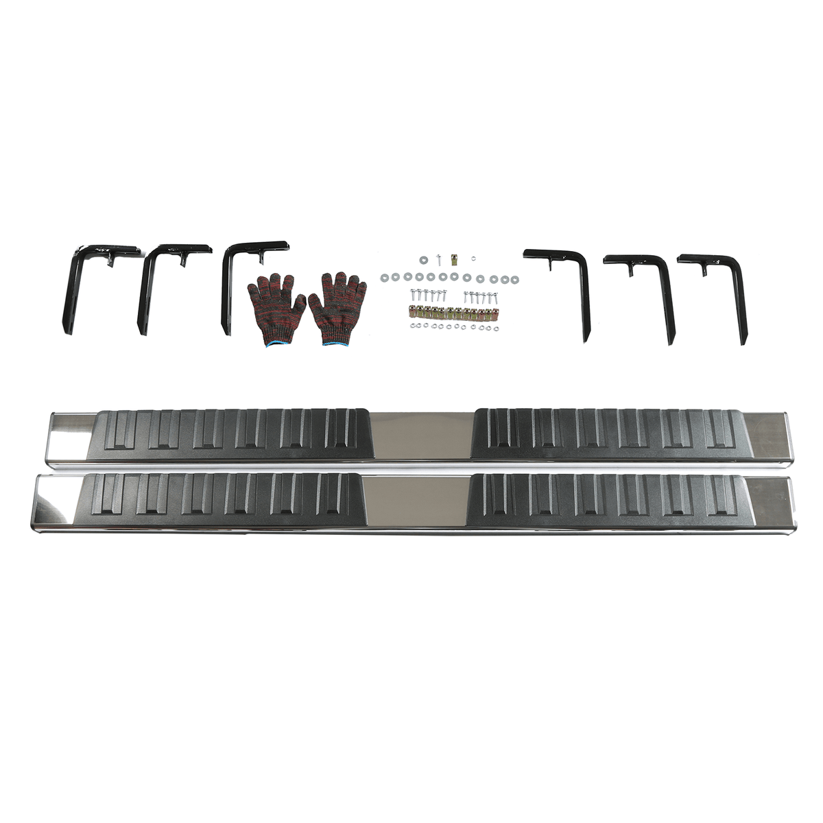 6" Running Boards Fit For Chevy Colorado/GMC Canyon 15-25 Crew Cab ABS Side Bars