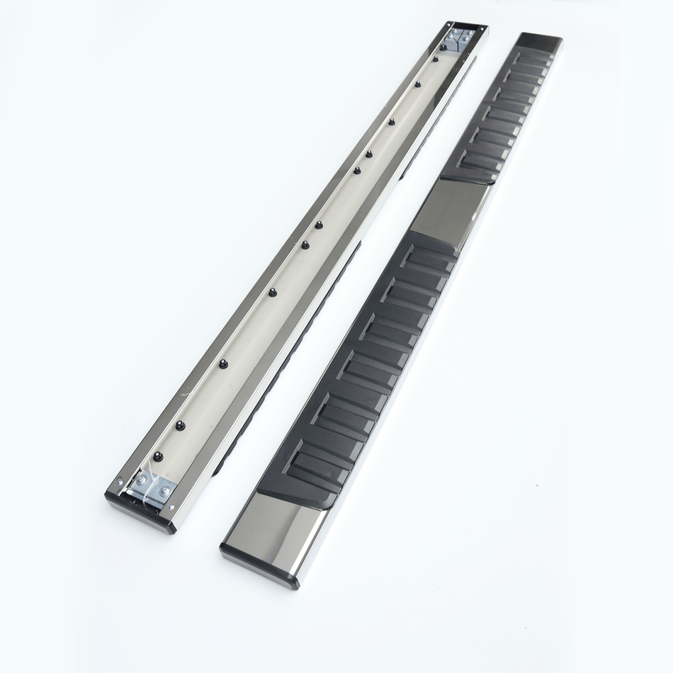 6" Running Boards Fit For Silverado 19-22 Crew Cab Nerf Bars Side Steps SS ABS