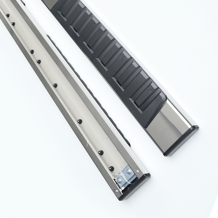 6" Running Boards Fit For Silverado 19-22 Crew Cab Nerf Bars Side Steps SS ABS