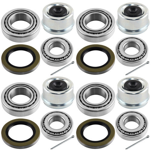 Trailer Hub Wheel Bearing Kit 25580 14125A Seal 2.250'' 6000-7000lb Axles 4pk