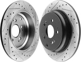 Honda Odyssey Rear Brake Rotors 12040072, 2001-2017