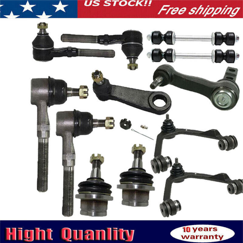 Ford F-150 F-250 Expedition 4x4 Control Arm Ball Joint Tie Rod Kit 12pc

