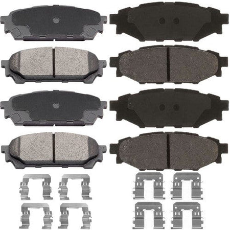 Front & Rear Ceramic Brake Pads for Subaru Legacy 2005 2006 2007- 2013 Non Turbo