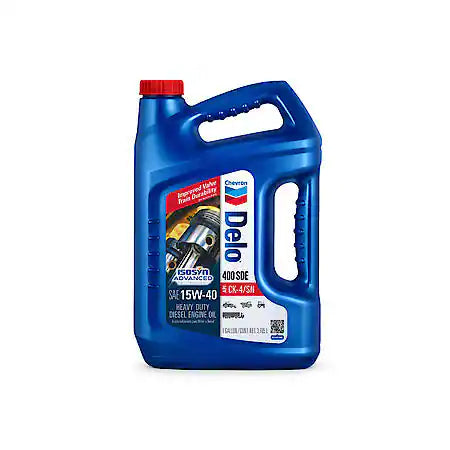 Chevron Delo 400 SDE HD Diesel SAE 15W-40 Motor Oil: Advanced Additive Technology, 1 Gallon