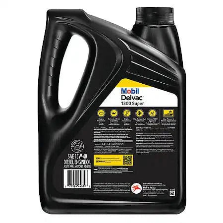 Mobil Delvac 1300 Super 15W-40 Conventional Heavy Duty Diesel Engine Oil, 1 Gallon