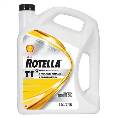 Shell Rotella T1 40 Straight Grade Conventional Heavy Duty Diesel Engine Oil, 1 Gallon