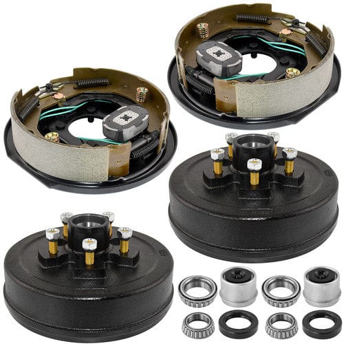 5 on 5 Trailer Hub Drum Kits with 10"X2-1/4" Electric brakes for 3500 lbs axle