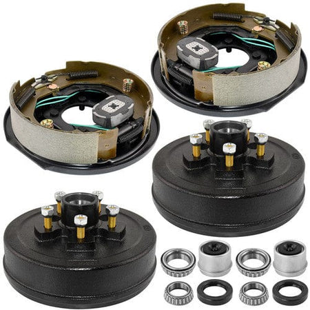 5 on 5 Trailer Hub Drum Kits with 10"X2-1/4" Electric brakes for 3500 lbs axle