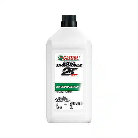 Castrol Super Snowmobile 2T Conventional Motor Oil : Flows Readily At Temperatures To Minus 40C, 1 Liter