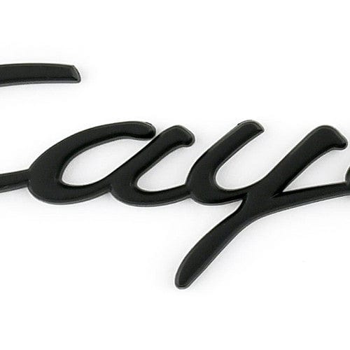 Porsche Cayenne Rear Trunk Emblem in Black for 2011-2017  95855967502