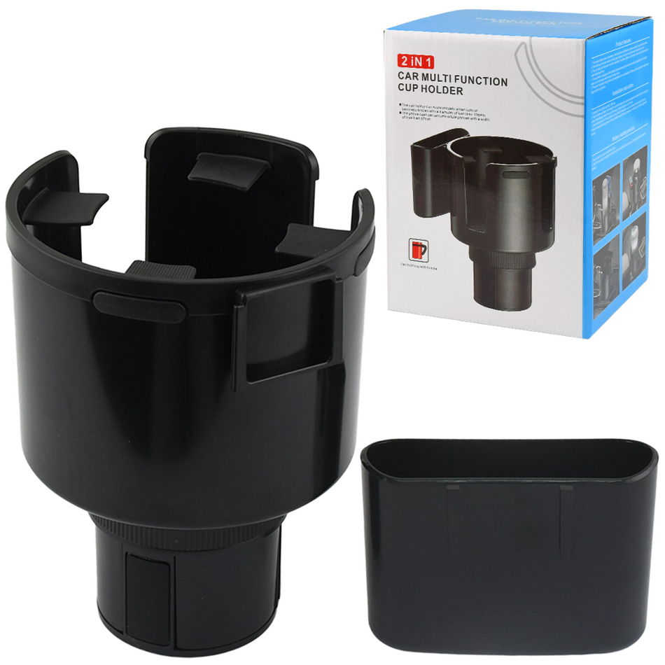 Car Cup Holder Expander with Adjustable Base