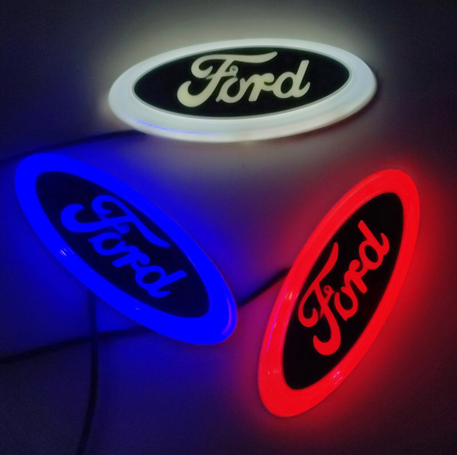 Ford 150 Led Emblems Light Up Ford Badges Red Light Rear