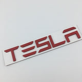 TESLA Model 3 S X Y Emblem Letter sticker Red