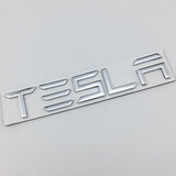 TESLA Model 3 S X Y Emblem Letter sticker Chrome