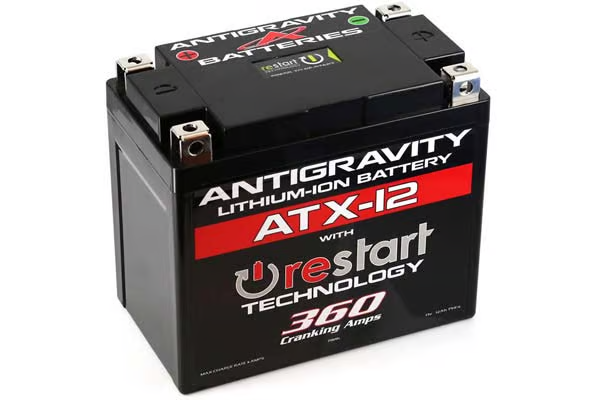 AntiGravity Lithium Ion Automotive Batteries & Accessories Motorcycle/PowerSports - YTX12 case format - 360 CA, 12 Ah