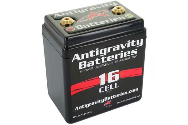 AntiGravity Lithium Ion Automotive Batteries & Accessories Small Case 16-Cell - 480 CA, 22 Ah (Pb Eq) - 4.5 x 3.25 x 5.25 in