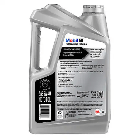 Mobil 1 FS European Car Formula Full Synthetic Motor Oil 5W-40, 5 Quart