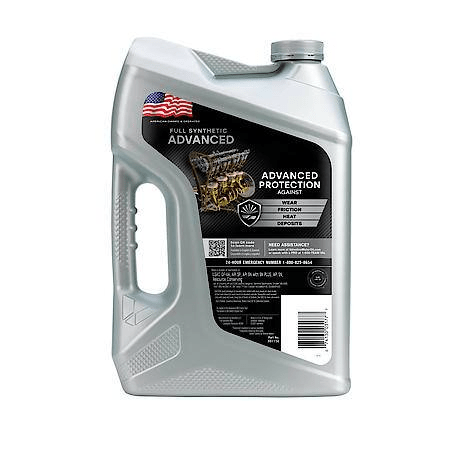 Valvoline Advanced Full Synthetic 0W-20 Motor Oil: Maximizes Engine Life, 5 Quart