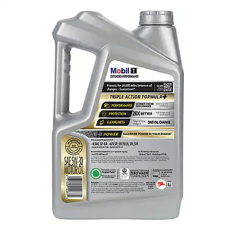 Mobil 1 Extended Performance Full Synthetic Motor Oil 5W-30, 5 Quart