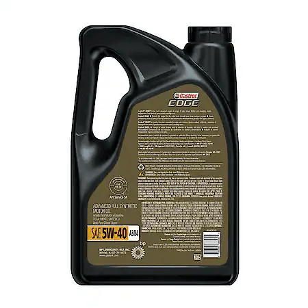 Castrol EDGE Euro Car 5W-40 A3/B4 Full Synthetic Motor Oil 5 Quart