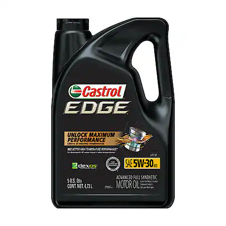 Castrol EDGE 5W-30 Advanced Full Synthetic Motor Oil: 5 Quart