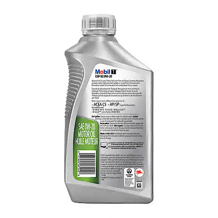 Mobil 1 ESP X2 Full Synthetic Motor Oil 0W-20, 1 Quart