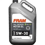 FRAM Full Synthetic 5W-30 Motor Oil: 5 Quart