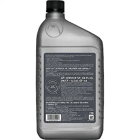 FRAM Full Synthetic 0W-20 Motor Oil: 1 Quart