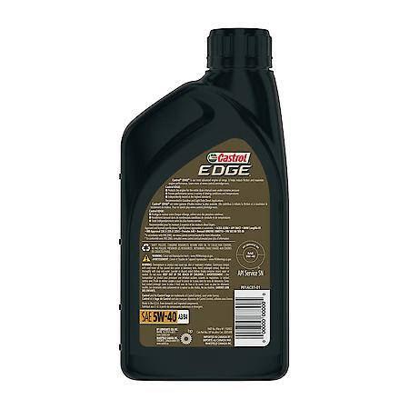 Castrol EDGE Euro Car 5W-40 A3/B4 Full Synthetic Motor Oil 1 Quart