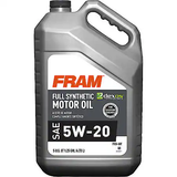 FRAM Full Synthetic 5W-20 Motor Oil: 5 Quart