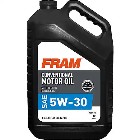 FRAM Conventional 5W-30 Motor Oil: 5 Quart