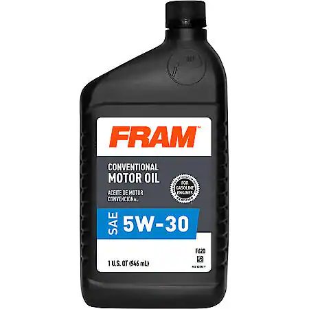 FRAM Conventional 5W-30 Motor Oil: 1 Quart