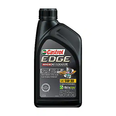 Castrol EDGE High Mileage 5W-30 Full Synthetic Motor Oil 1 Quart