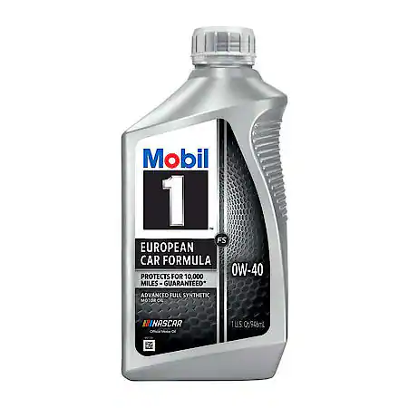 Mobil 1 FS European Car Formula Full Synthetic Motor Oil 0W-40, 1 Quart