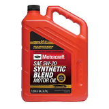 Motorcraft Synthetic Blend 5W20 Motor Oil: Original Equipment for Ford Motor Company Vehicles, 5 Quart