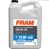 FRAM Conventional Heavy Duty 15W-40 Motor Oil: 1 Gallon