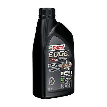 Castrol EDGE High Mileage 5W-20 Full Synthetic Motor Oil 1 Quart