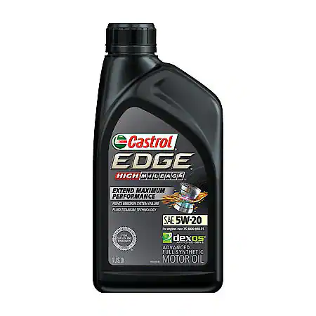 Castrol EDGE High Mileage 5W-20 Full Synthetic Motor Oil 1 Quart