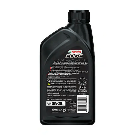 Castrol EDGE 0W-20 Full Synthetic Motor Oil 1 Quart
