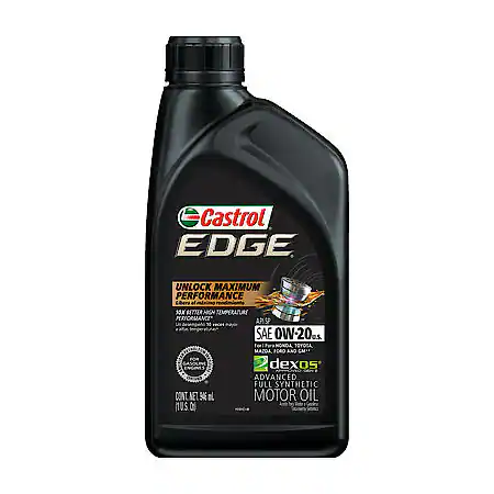 Castrol EDGE 0W-20 Full Synthetic Motor Oil 1 Quart