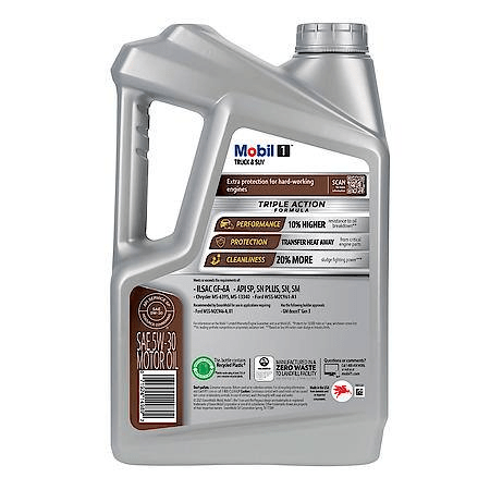 Mobil 1 Truck & SUV Full Synthetic Motor Oil 5W-30, 5 Quart