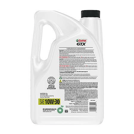 Castrol GTX 10W-30 Conventional Motor Oil: 5 Quart