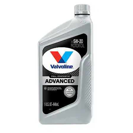 Valvoline Advanced Full Synthetic 5W-20 Motor Oil: Maximizes Engine Life, 1 Quart