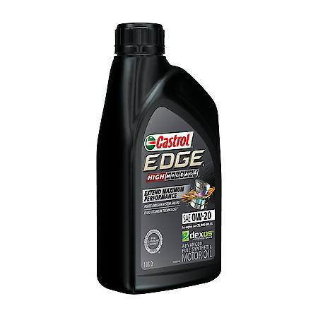 Castrol EDGE High Mileage 0W-20 Full Synthetic Motor Oil 1 Quart – AFA ...